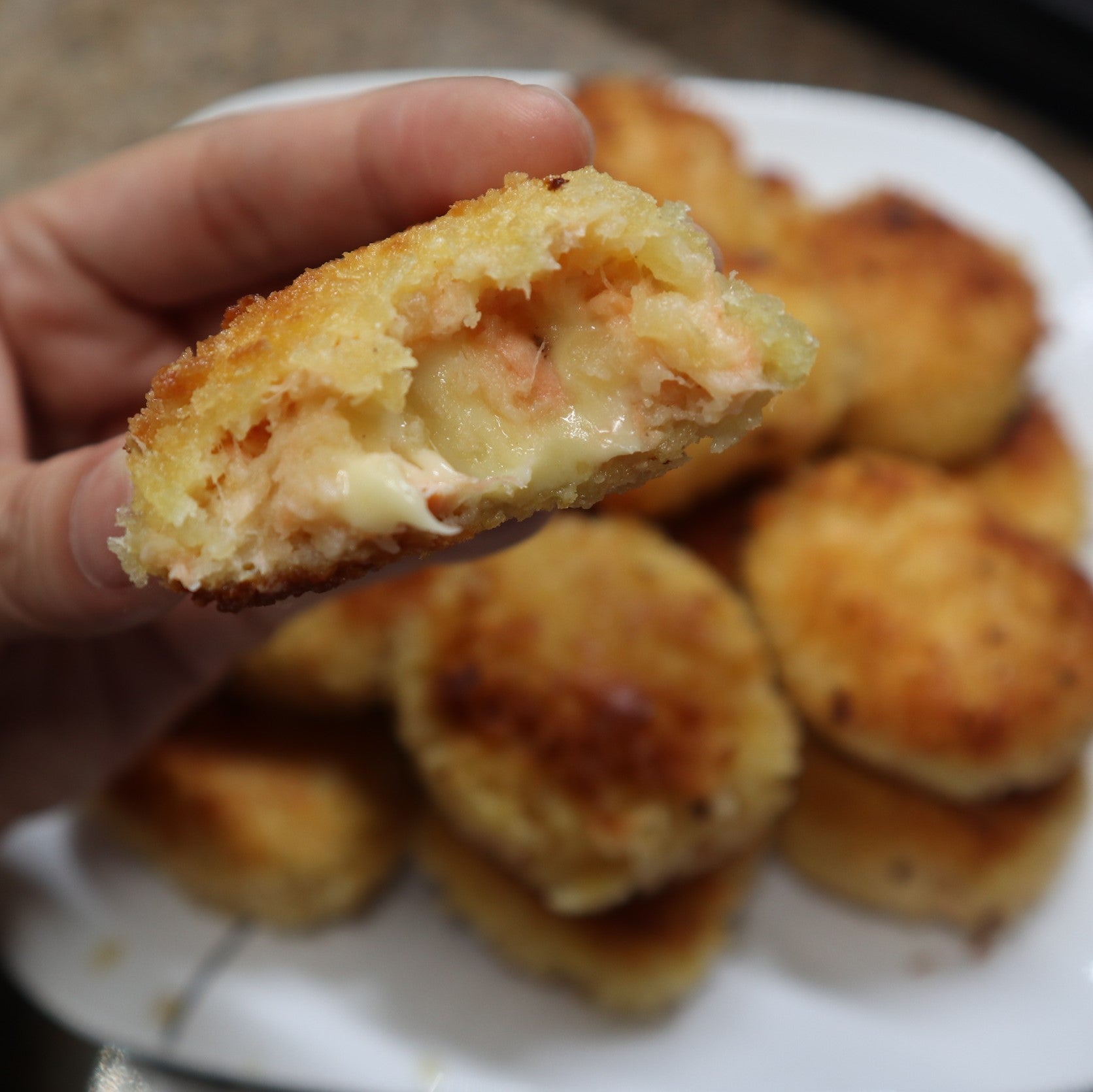 Potato Salmon Nuggets