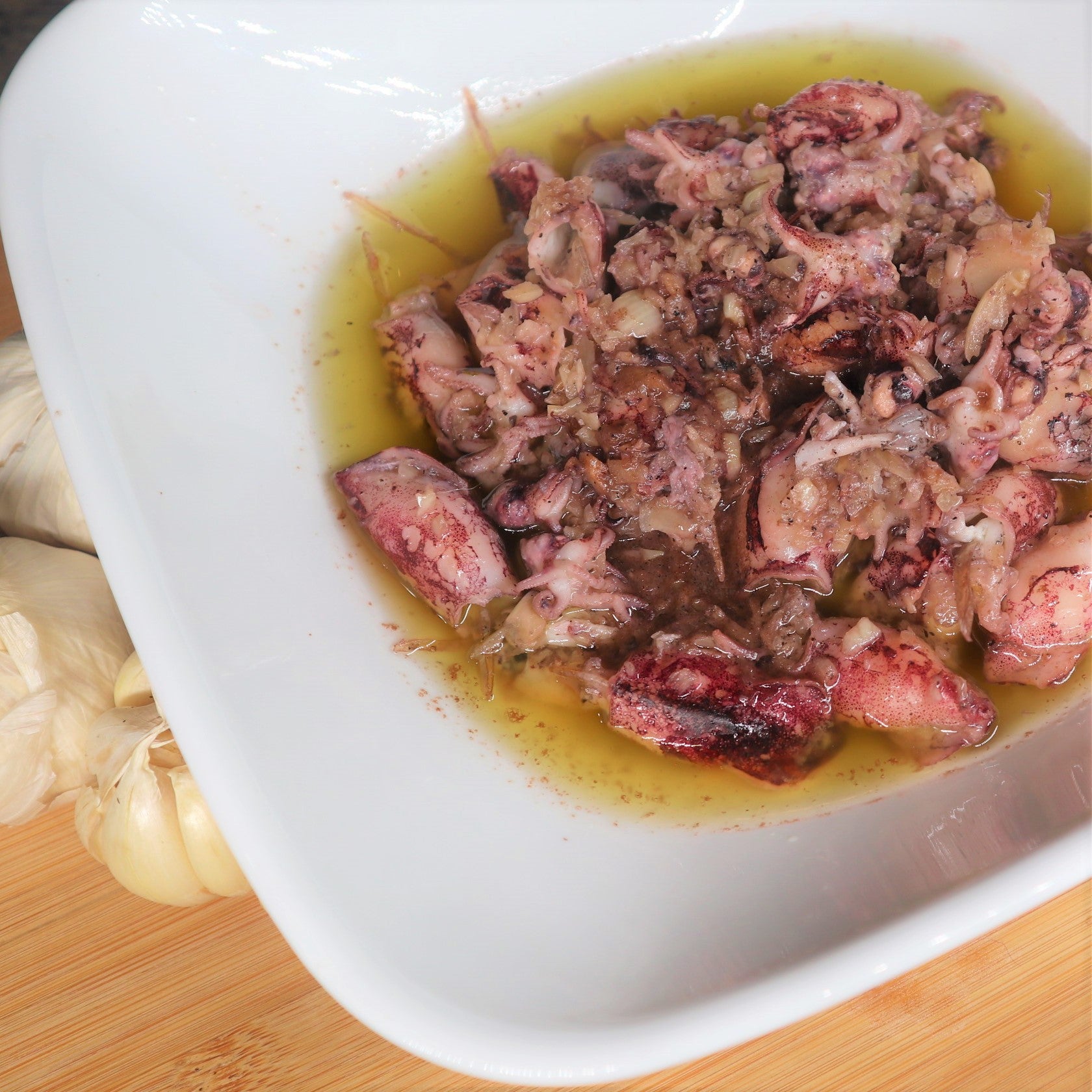 Baby Squid in Olive oil