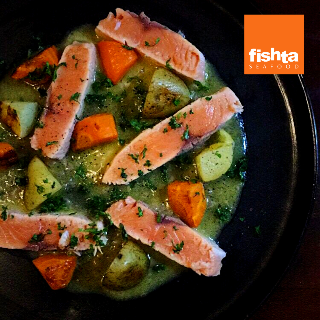 Fresh Salmon Recipe: Poached Salmon with Beurre Blanc