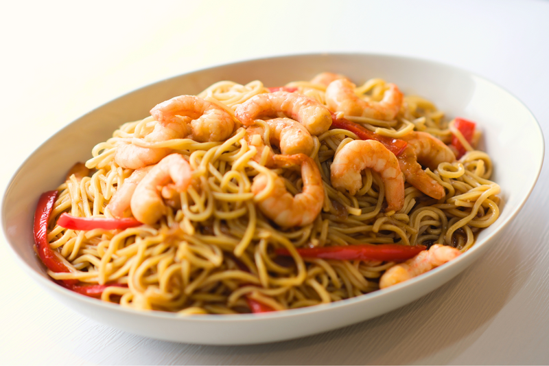 Fishta Recipes | Long Life Noodles with Shrimp | Easy Shrimp Recipes