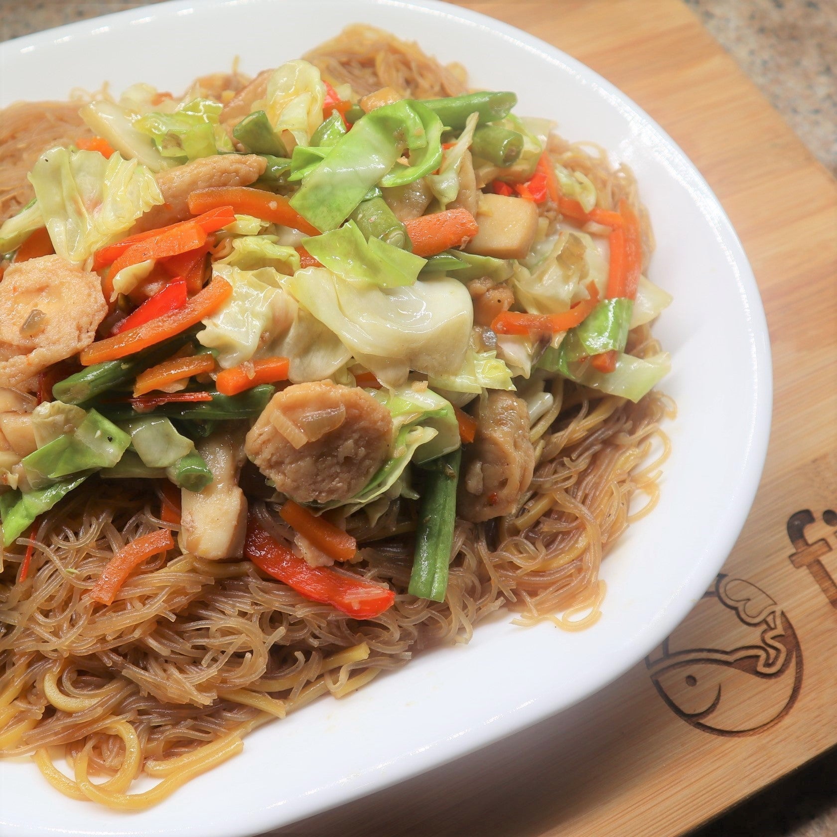 Seafood Mix Pancit and Bihon