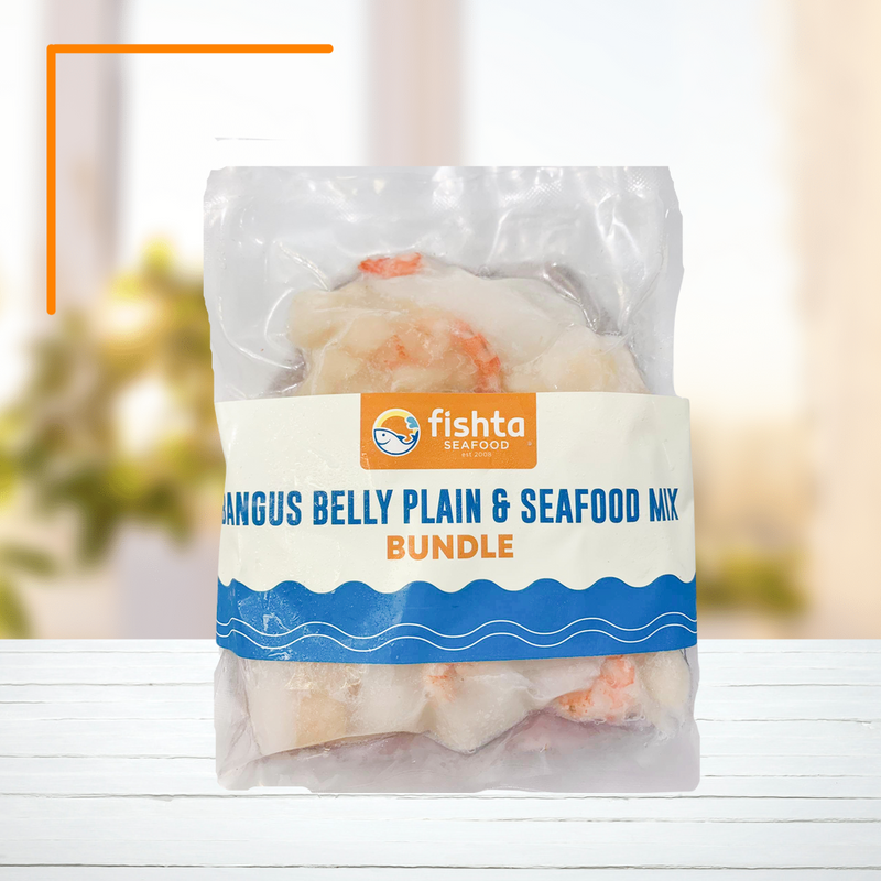 Bangus Belly plain and Seafood Mix Bundle