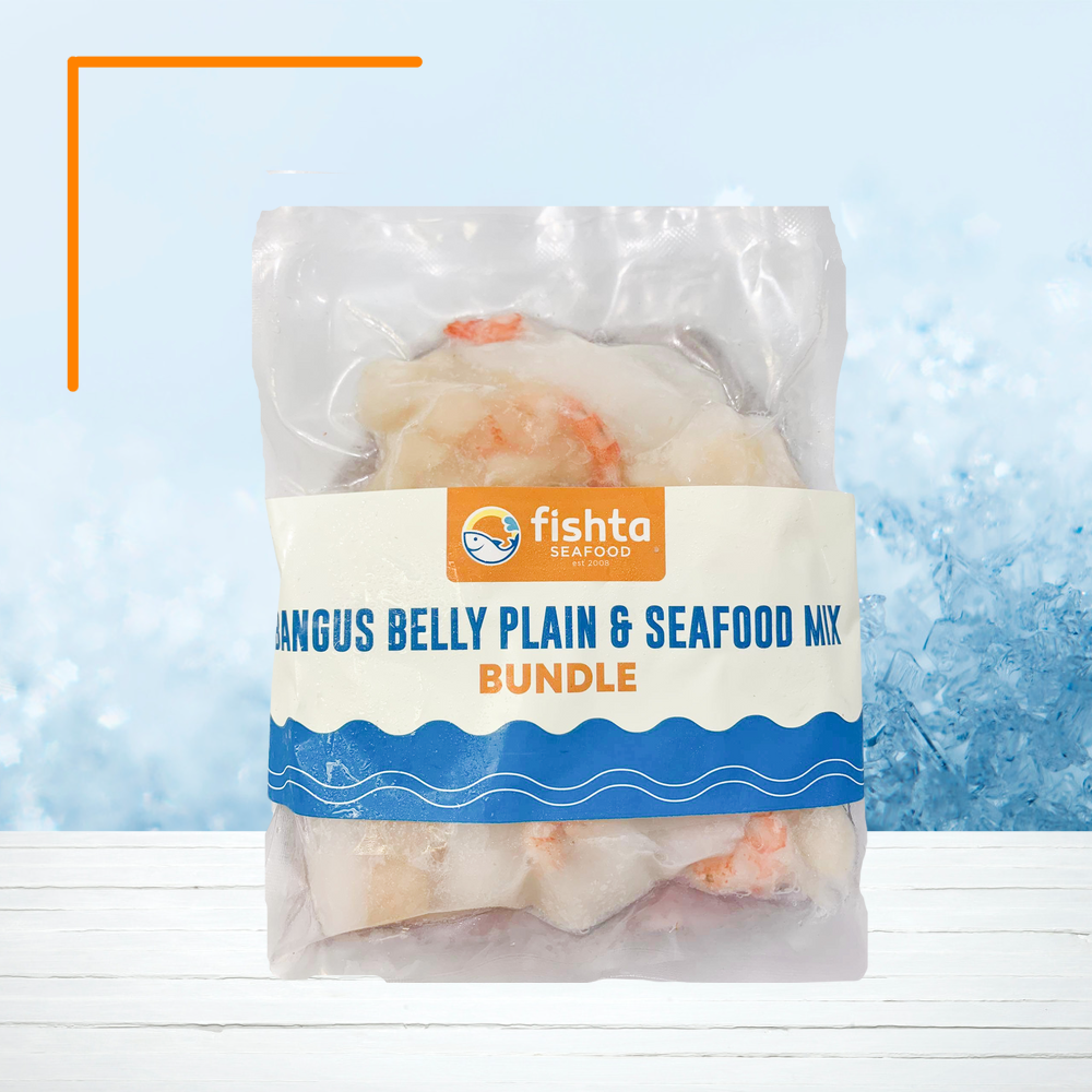 Bangus Belly plain and Seafood Mix Bundle